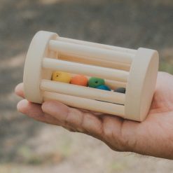 Lục lạc gỗ Montessori dạng trụ bi 7x12cm