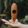 Tên lửa gỗ teak thủ công Montessori 5x14cm