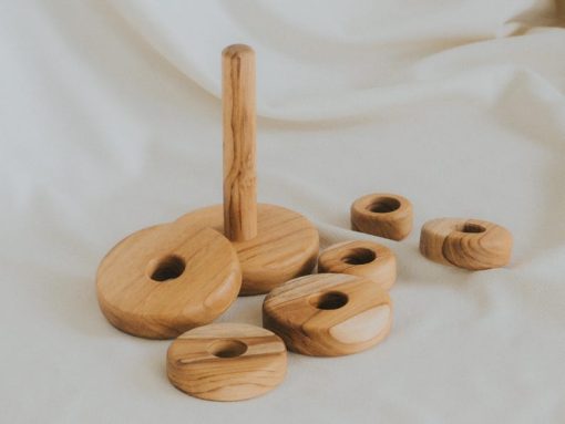 thap xep vong go teak montessori 1