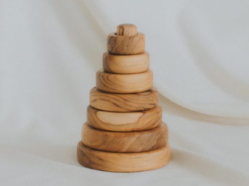 thap xep vong go teak montessori