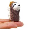 Tượng gỗ con lười mini 6.4 cm khắc tay sơn thủ công