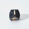 Tượng bulldog gỗ chạm khắc xám than 5x4x4 cm